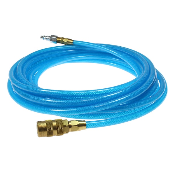 Flexeel Hose 5/16 ID x 25 ft 1/4 Industrial Transparent Blue
